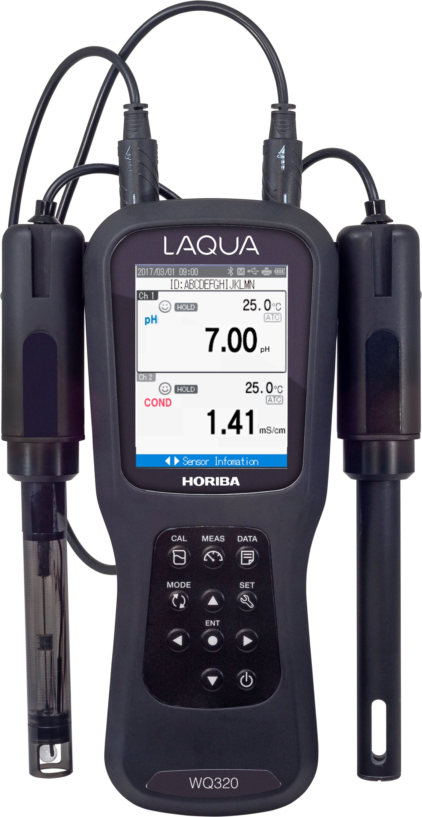 Horiba LAQUA WQ320-K – 2 channel professional measuring device for various parameters in analysis case